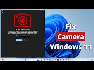 Windows 11 Camera NOT Working (4 Easy Fix)
