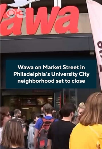 #Wawa is closing yet another store in #Philadelphia. This time, the Wawa on the 3300 block of Market Street in University City will close on Jan. 21. The store, which has been open since 2018, is closing based on a