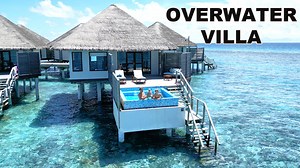 We stayed in an overwater villa in the Maldives! Such a cool experience! | Della Vlogs