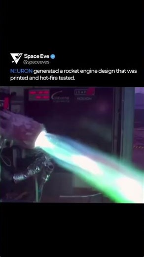NΞURON generated a manufacturable rocket engine design using engineering constraints alone. #space