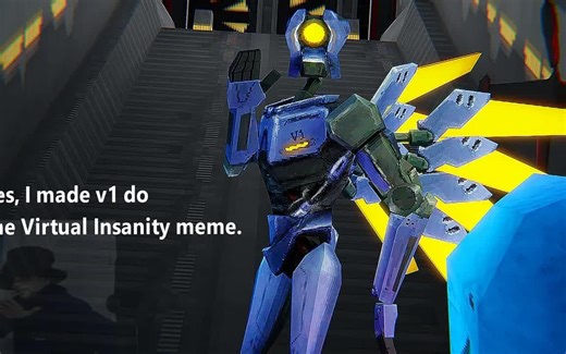 Virtual Robot Insanity in 0-S