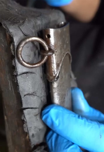 Part 3😱GERMAN NSKK Dagger Restoration - World War II -🥰 #restoration #restore #rust #usa #knife