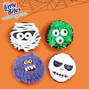 637 reactions · 288 shares | Get ready for your Halloween parties with these scary delicious monsters. https://littlebites.com/parents/recipes #LoveLittleBites #Halloween #DIY | Little Bites | Facebook