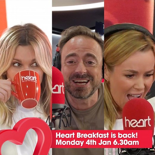 36K views · 161 reactions | Heart Breakfast with Jamie Theakston, Amanda Holden and Ashley Roberts will be back Monday morning from 6.30am!  Set your alarms and see you in the morning! ❤️ | Heart | Facebook