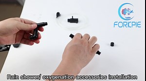 Aquarium Internal Filter, Aquarium Filter Fish Tank Filters for Green Water/Turtle Tank, 4 Ways in the Tank with Wave Maker Rainforest Waterfall for 50-80 Gallon Aquariums