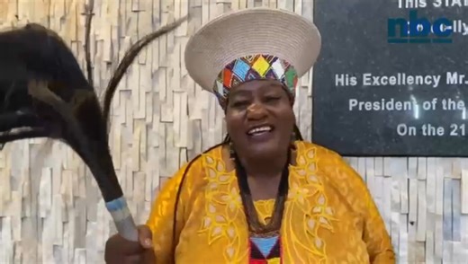 34K views · 520 reactions | Okahao Mayor Cornelia Iiyambula was among the first people to arrive at State House for Namibia’s 35th Independence Day celebrations and the historic inauguration of President-elect Netumbo Nandi-Ndaitwah. #NamibiaIndependence2025 #nbcDigitalNews #nbcDSTV282 #nbcGOtv20 #nbcPlusApp | NBC Digital News | Facebook
