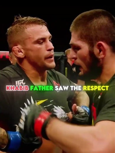 Khabib’s Father Didn’t let him wipe his Face with Poirier’s shirt