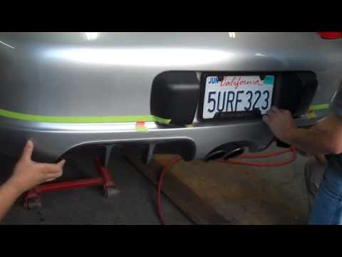 Porsche GT3Tek 986 Boxster Custom Rear Bumper Diffuser