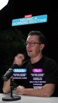 Rich Habits vs Middle Class Habits