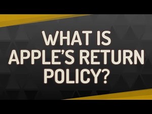 What is Apple’s return policy?