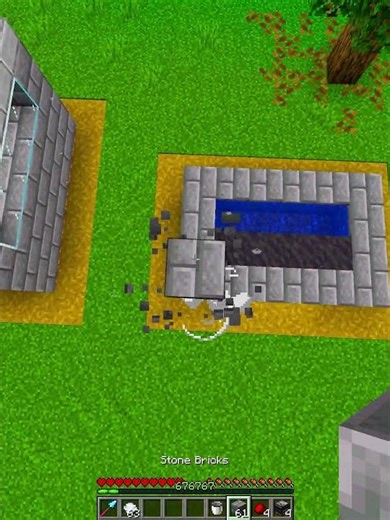 Minecraft When I Need Starter Farms In 1 Min...🤯 (World's Smallest Violin) #minecraft #shorts