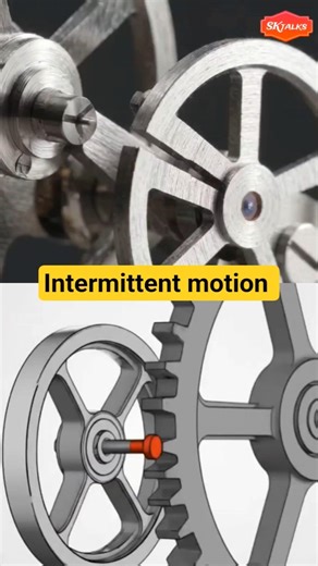 intermittent motion . #cad #pump#design #solidworks #engineering #autocad
