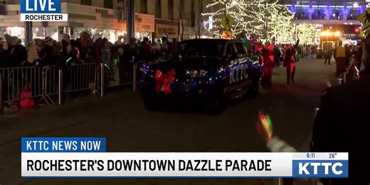 KTTC in the Rochester Downtown Dazzle Parade
