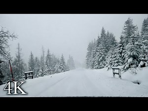 Driving in the Harz Mountains in Heavy Snowfall ❄️ Clausthal-Zellerfeld - Altenau - Braunlage 4K