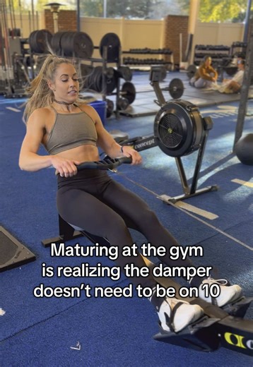 Put me at a 6 or 7 and I’m golden #gymtok #gymgirl #girlswholift #crossfit #fyp #rower #workout #gym #gymhumor
