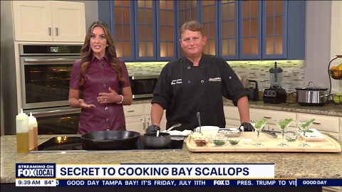 Secret to cooking bay scallops