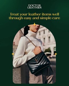 Taking care of your bags is not another luxury to sustain in your life. It's a necessity, and you'll surely thank yourself in the years to come! With these two tips we'll give you, those leather items in your closet will have a shinier and longer life. 1. Make sure you have Deodorizer and Disinfectant Spray from our store so you can make your leather fragrant and dust-free anytime and anywhere. 2. Go to any branch of Doctor Leather whenever your treasured pieces need thorough cleaning and mainte