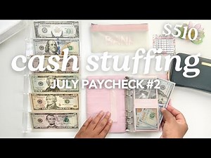 CASH ENVELOPE STUFFING | JULY 2025 PAYCHECK #2 | Budget With Me | MONETS MONEY
