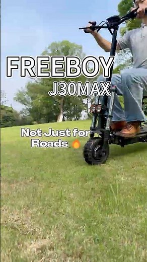 FREEBOY J30MAX | Grass Off-Road Ride Test 🌿⚡ Real Riding Feel at 50MPH