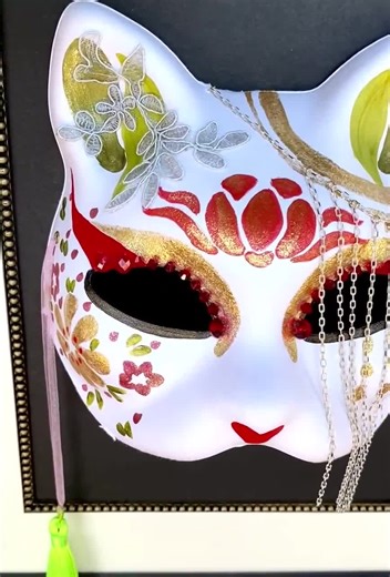 Handmade Kitsune Mask: Japanese Fox, Exotic Halloween Costume - Etsy