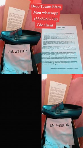 QU'ATTENDEZ VOUS FAITES COMME NOTRE CLIENT POUR COMMANDER VOS ARTICLES DE QUALITÉS DANS LES DIFFÉRENTS SITES COMMERCIAUX EN FRANCE ET EN SUISSE INTÉGREZ NOTRE GROUPE 33652637700 CE MOCASSIN EMBLÉMATIQUE 180 DE CHEZ J. M. WESTON EXISTE EN 32 COULEURS CONTACTEZ NOUS MERCI BEAUCOUP POUR VOTRE CONFIANCE À NOS SERVICES🙏 JE NE SUIS PAS AUTEUR DES MUSIQUES JOUÉES DANS CETTE VIDÉO ET | Déco Toutes Fêtes