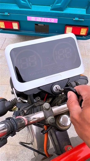 New color large-screen digital display instrument panel for electric bikes