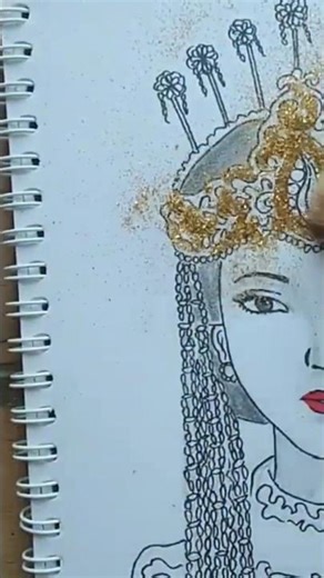 Golden Bride easy way #2d #anime #art