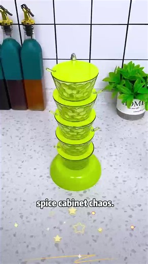 Organize Your Spices with a Rotatable Multi-Layer Box