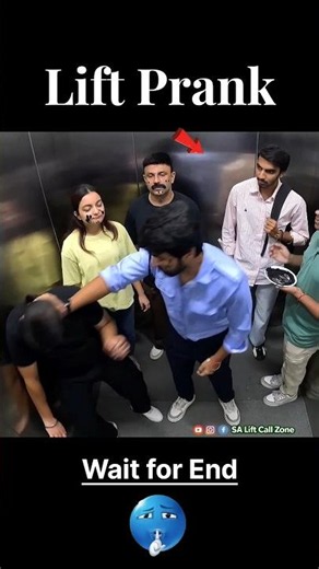 Lift Ka Naya Rule: Entry = Muh Kaala! 🔥🤣 || #liftprank #comedy #funny #shorts