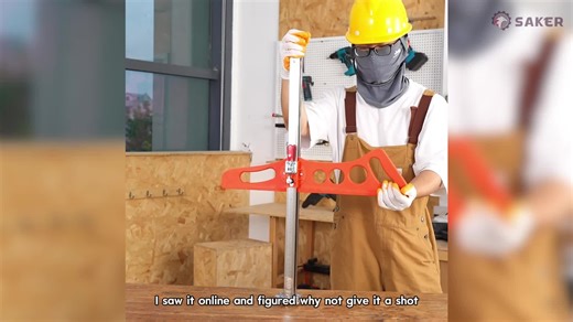 video, [TikTokShopBlackFriday]SAKER Drywall Cutting Tool Foldable Drywall Cutter for Wall Build D...