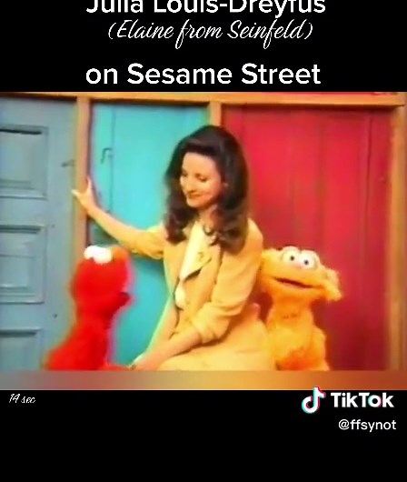 Julia Louis-Dreyfus' Hilarious Sesame Street Bloopers
