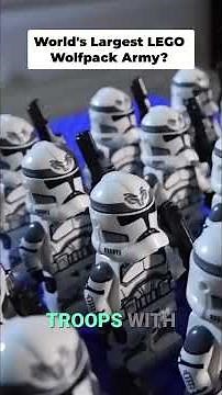 Largest LEGO Clone Wolfpack Army EVER Built! #legostarwars #legoclonetrooper #legowolpfackarmy