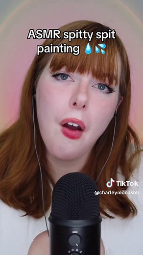 Creative ASMR Spit Painting for Relaxation