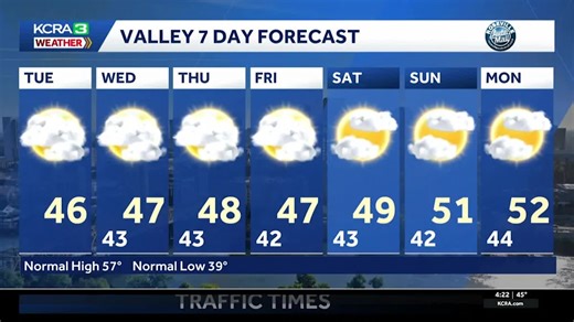 Tule fog continues across the Central Valley