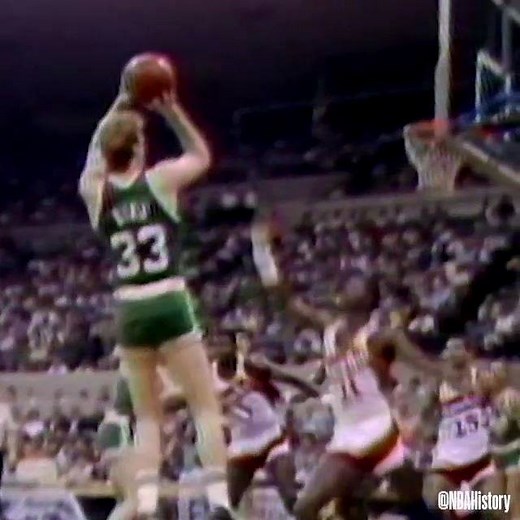 On March 12, 1985, Larry Bird caught fire for 60 PTS when the Boston Celtics visited the Atlanta Hawks! #NBAVault 🍀 | NBA