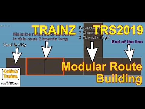 Trainz Trs2019 How to build Routes using Modules