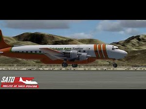 P3Dv4+ SATO/CalClassics DC-7 Airtanker Test