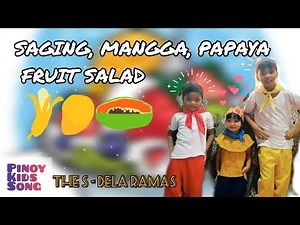 Saging saging Mangga Mangga FRUIT SALAD song | Energizer_action & lyrics|#4k ‪@thes-delaramas5037‬