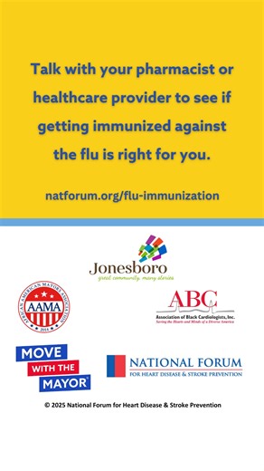 💙 Heart health and flu prevention go hand in hand. The flu isn't just about feeling under the weather. It can increase the risk of serious heart complications, especially for those with existing heart conditions. That's why Mayor Ed Brown, Mayor Upper Darby Township, Pennsylvania, is reminding us all about the importance of getting our flu shot this season. Prevention is protection! Association of Black Cardiologists African American Mayors Association Learn more: natforum.org/flu-immunization 