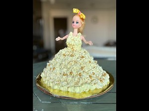 Doll Cake Tutorial | Doll Cake Recipe | Butterscotch Cake