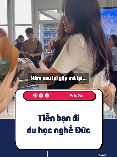 Tiễn bạn đi du học nghề Đức #duhocngheduc #duhocnghe #edugo #deutschland🇩🇪 #deutschland #duhocsinhduc🇩🇪🇻🇳 #duhoc #tienbay #camdong #xucdong #viral #xuhuong #xh