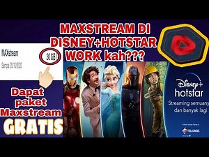 Penjelasan Paket Maxstream di Disney Plus Hotstar Telkomsel dan ( trik paket maxstream gratis )