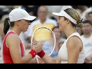 Iga Swiatek gets hit by a ball at Olympic tennis and is called insincere by Danielle Collins