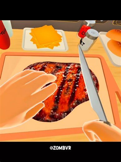 DONT interrupt my cooking 😫 #cookingclash #metaquest #metaquest3 #quest3 #vr #zomvr #quest2