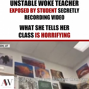 Unstable woke teacher gets EXPOSED by student secretly recording | American Wire