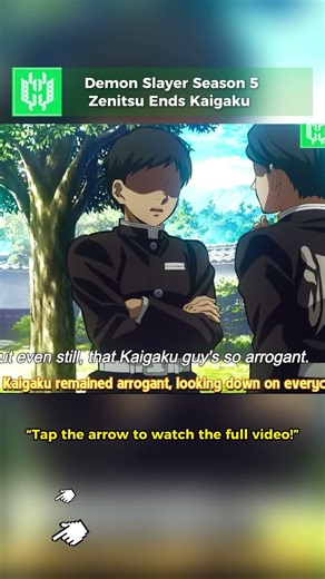 Zenitsu Ends Kaigaku - Demon Slayer Season 5 - EP 27 #demonslayer #kimetsunoyaiba #zenitsu #anime