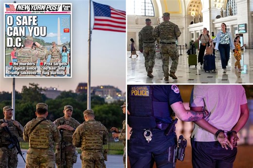 Washington, DC goes 12 straight days without a murder following Trump’s capital crime crackdown