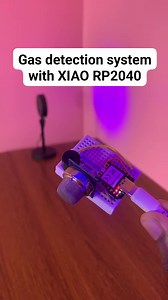 Gas detection system with XIAO RP2040 ⛽ #arduino #electronica #engineering #engineer #electronics | Upload Ideas with Itamar