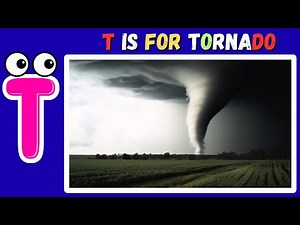 🌪 T is for Tornado ABC Natural Disasters Song for Kids Learn About Tornadoes with Fun Rhymes