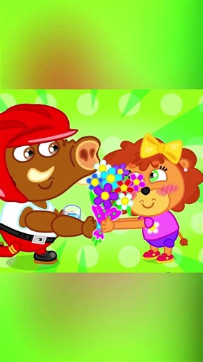 Indonesian Lion Family | Fire safety | Children's cartoons